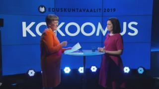 Aamun vaalitentti: Kokoomus - Sanni Grahn-Laasonen: 26.03.2019 09.14