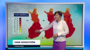 Sääennuste klo 18 (S): 05.06.2019 18.31