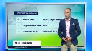 Sääennuste klo 18 (S): 20.06.2019 18.17