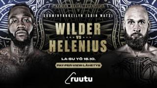 Wilder vs. Helenius Weigh-In - Wilder vs. Helenius, Weigh-In