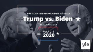 Presidenttiehdokkaiden vaaliväittely suomeksi tekstitettynä: 23.10.2020 12.42