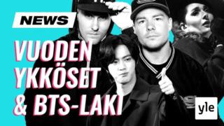"BTS-laki" & Suomen kuunnelluimmat 2020: 11.01.2021 10.16