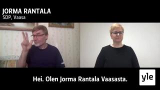 Viittomakieliset kuntavaaliehdokkaat: Jorma Rantala (sd.), Vaasa: 18.05.2021 15.00