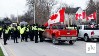 Hätätilalaki ei lopettanut Convoy-liikettä Kanadassa: 18.02.2022 12.09