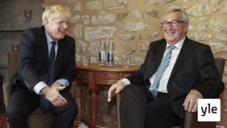 Junckerin ja Boris Johnsonin tiedotustilaisuus Brexitistä: 17.10.2019 15.45