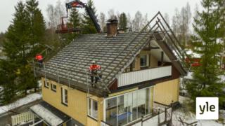 Vaihteleva talvisää laittaa talojen katot koville: 09.01.2020 11.17