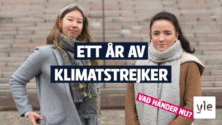 Joanna och Cecilia kämpar för klimatet med Greta som förebild: 12.03.2020 18.00