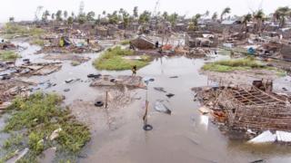 Sykloni runteli Mosambikia - tulvavedet nousevat edelleen: 21.03.2019 09.56