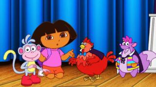 Seikkailija Dora (S) - Ison Punaisen Kanan Taikatemppu