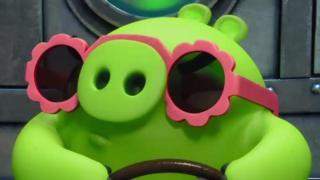 Angry Birds Piggy Tales (S) - Vihreä kaasujalka