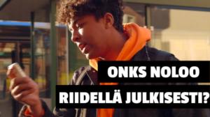 Onks noloo 2017: Onks noloo riidellä julkisesti?