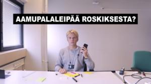 Kioski trending: Aamupalaleipää roskiksesta?