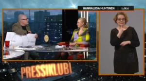 Pressiklubi viittomakielellä: 24.04.2016 11.15
