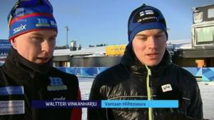 Hiihdon Suomen Cup: Miesten viesti: 16.01.2016 13.25