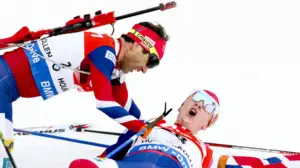Ampumahiihdon MM: Miesten yhteislähtökilpailu: 13.03.2016 16.50