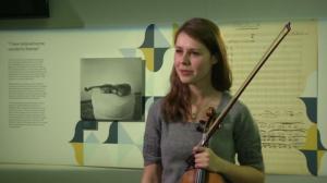 Sibelius-viulukilpailu 2015: Friederike Starkloff (GER). Haastattelu - Interview: 01.12.2015 13.13