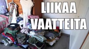 Caron puhdistus: Liikaa vaatteita: 28.04.2016 12.01