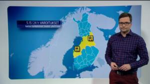 Sääennusteita: Sääennuste klo. 6.30: 24.03.2016 06.47