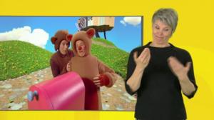 Nalle (viittomakielelle tulkattuna): 08.04.2016 11.06
