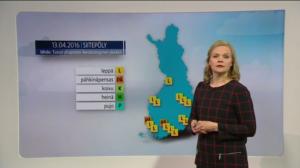 Sääennusteita: Sääennuste klo 18 (S): 13.04.2016 18.48