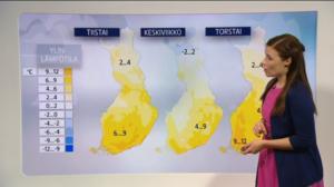 Sääennusteita: Sääennuste klo 18 (S): 18.04.2016 18.48