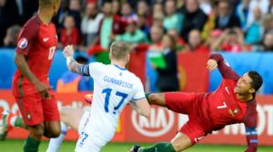 Jalkapallon EURO 2016: POR - ISL: 14.06.2016 21.30