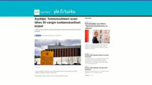 Yle Uutiset Lounais-Suomi: Yle Uutiset Lounais-Suomi 27-05-2016 Klo 17-06: 27.05.2016 16.58