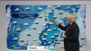 Sääennusteita: Sääennuste klo 9.00: 16.09.2016 10.16