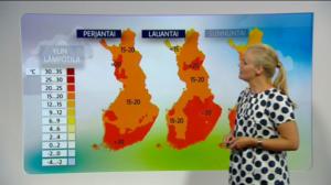 Sääennusteita: Sääennuste klo 1800 (S): 01.08.2016 18.18