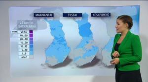 Sääennusteita: Sääennuste klo 18:00 (S): 20.11.2016 18.13
