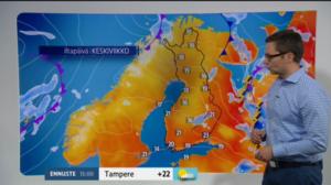 Sääennusteita: Sääennuste klo 9.00: 22.06.2016 09.21