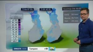 Sääennusteita: Sääennuste klo 9.00: 23.08.2016 09.40