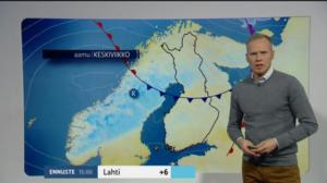 Sääennusteita: Sääennuste klo 9.00 (S): 12.10.2016 09.22