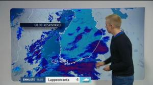 Sääennusteita: Sääennuste klo 9.00: 02.11.2016 09.00
