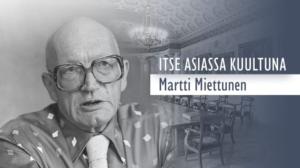 Valtioneuvos Martti Miettunen