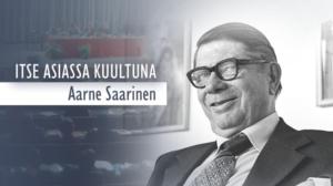 Poliitikko ja puoluejohtaja Aarne Saarinen