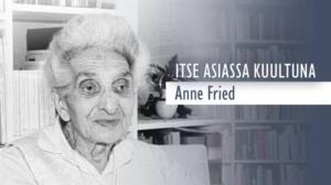 Kirjailija Anne Fried