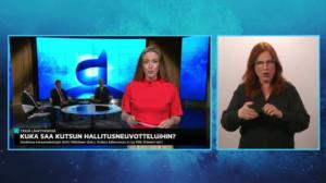 A-studio viittomakielellä