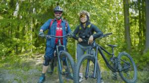 Nikki rides bikes
