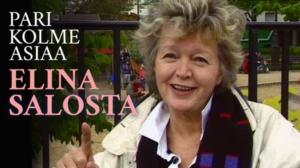 Pari kolme asiaa Elina Salosta