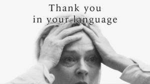 Thank you in your language