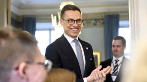 Presidentti Stubb otetaan vastaan Vaasan torilla