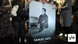 Ranskassa muistotilaisuus murhatun opettajan Samuel Patyn kunniaksi: 21.10.2020 21.49
