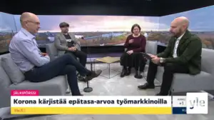 Korona ja työmarkkinat, parempaa talouskeskustelua,  suurituloisten solidaarisuus, Black Friday: 24.11.2020 08.25