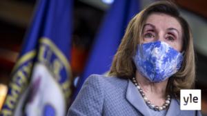 Demokraattijohtaja Nancy Pelosi kommentoi kongressin mellakoita: 07.01.2021 21.31