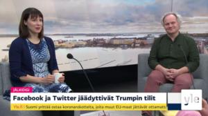 Trumpin Twitter-tili, Parler, kummalliset digimaailman keksinnöt: 13.01.2021 08.12