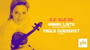 Hannu Lintu & Paula Sundqvist: 05.02.2021 21.15
