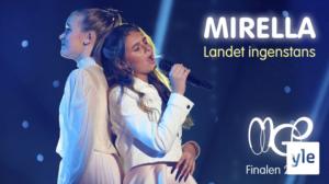 Mirella framför sin låt Landet ingenstans (S): 11.02.2021 12.00