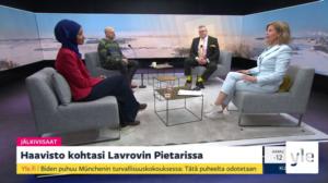 Haavisto kohtasi Lavrovin Pietarissa, Pääministeri Sanna Marin Time-lehden kannessa: 19.02.2021 08.16