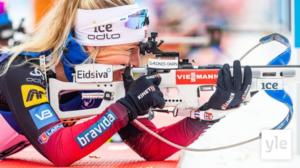 Världscupen i skidskytte, damernas jaktstart (svenskt referat): 07.03.2021 13.34